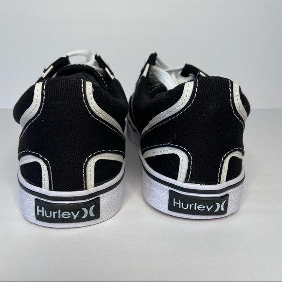 Hurley Men’s Arlo Black White Sneaker Shoes, sz 9 - Picture 4 of 7